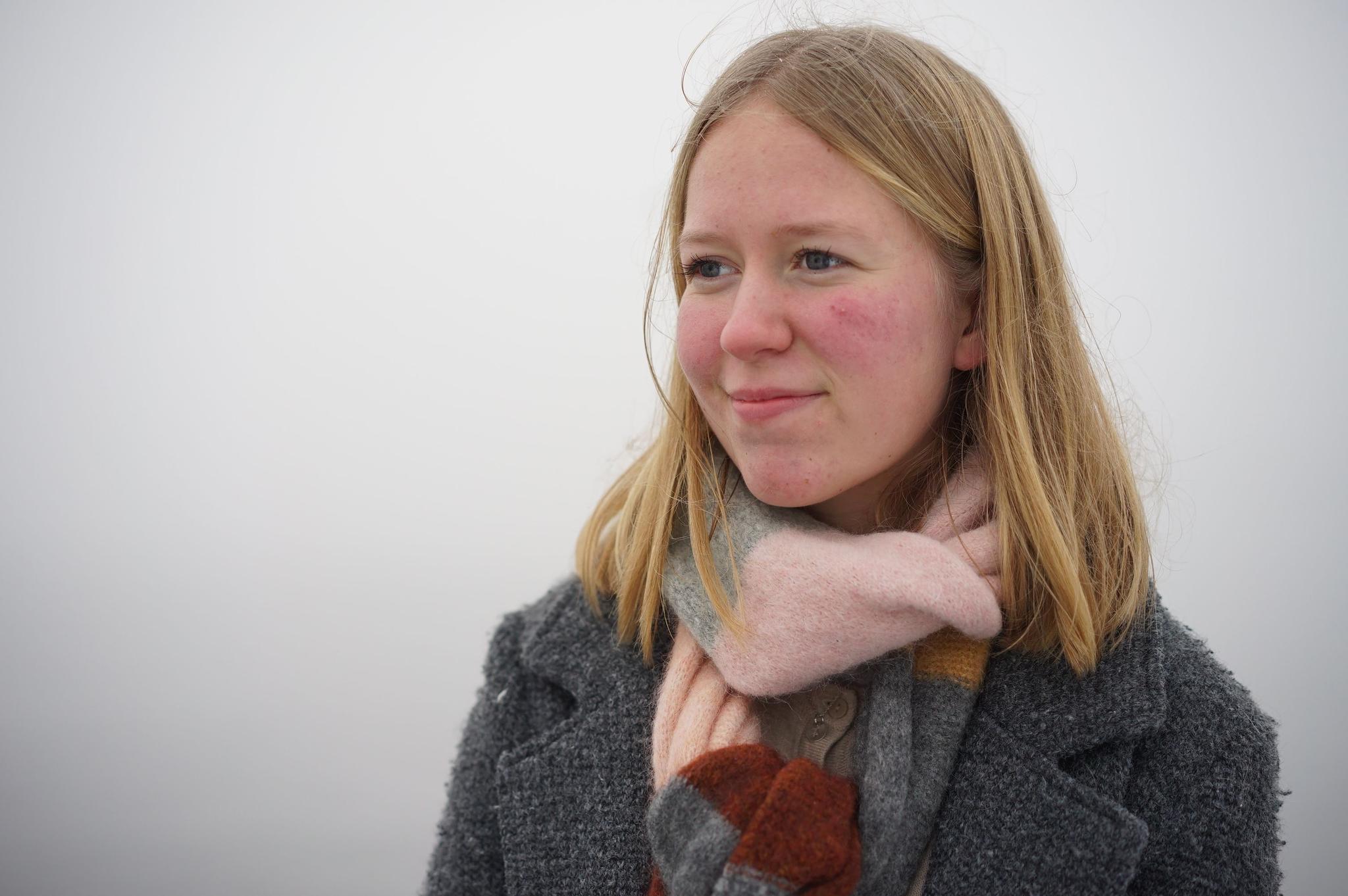 Agnes Nordvik (18), leder for Arbeiderpartiets likestillingskampanje. 