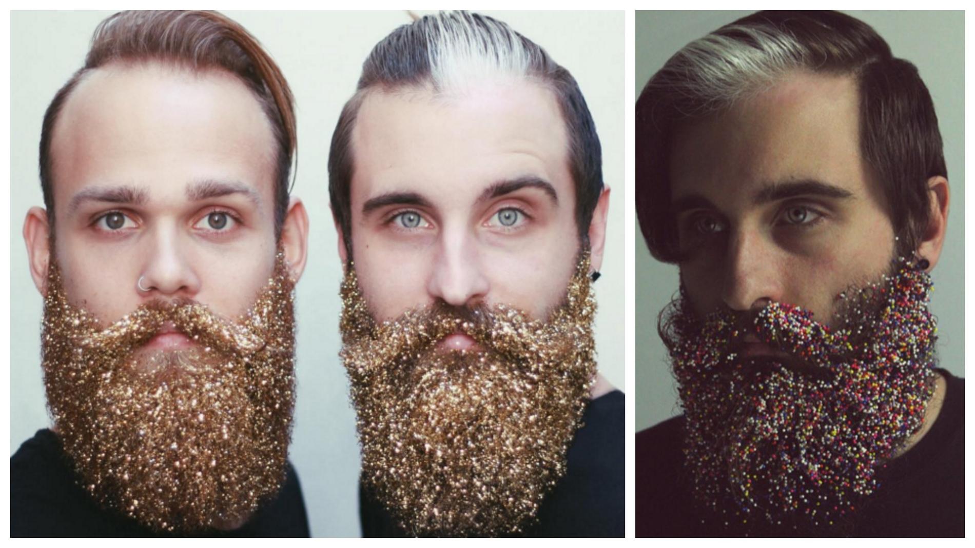 Disse gutta pynter skjegget mer enn de fleste. Foto: @thegaybeards / Instagram.