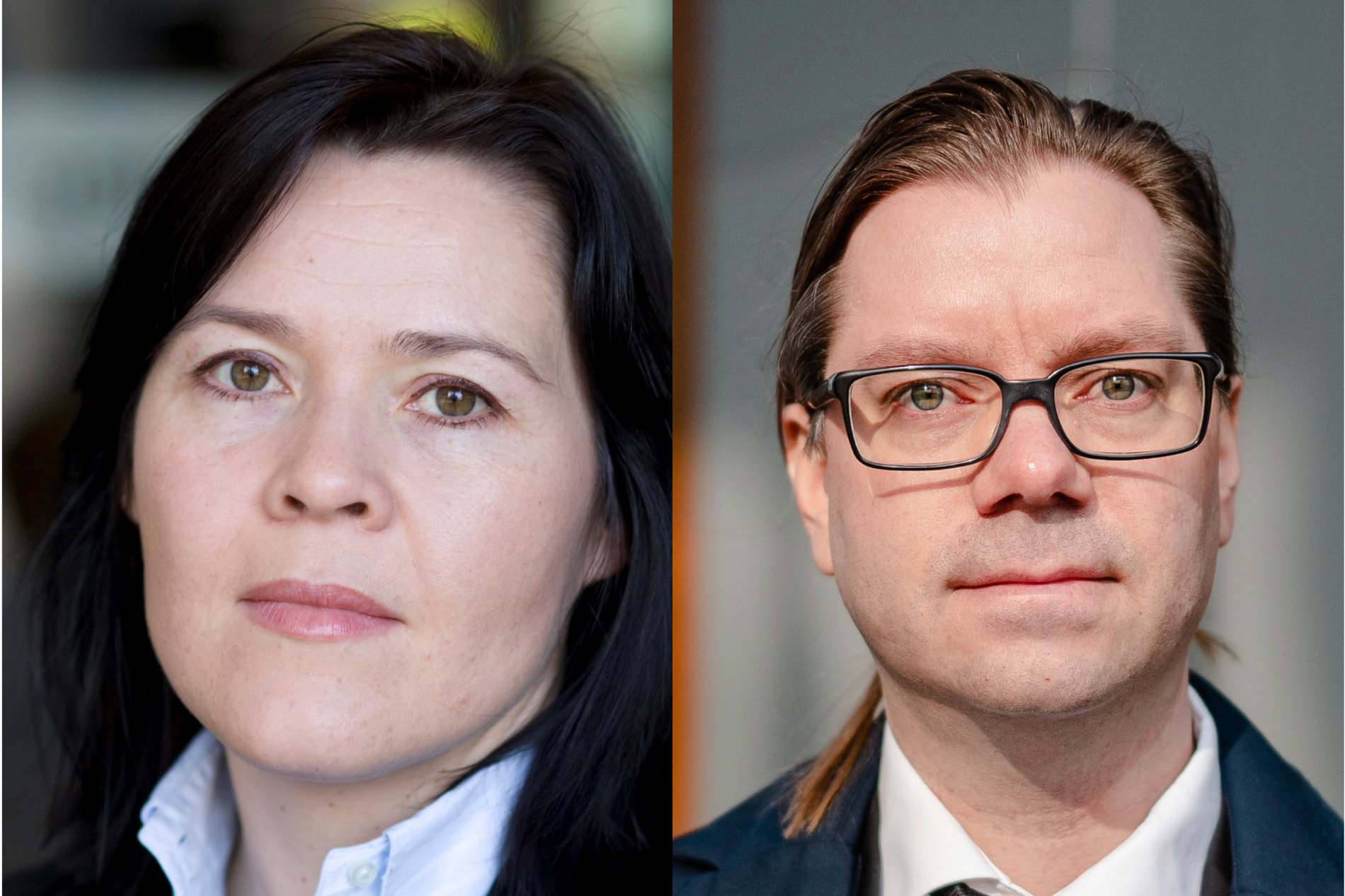 Sjeføkonom Elisabeth Holvik i Sparebank 1 og sjeføkonom Marius Gonsholt Hov i Handelsbanken.