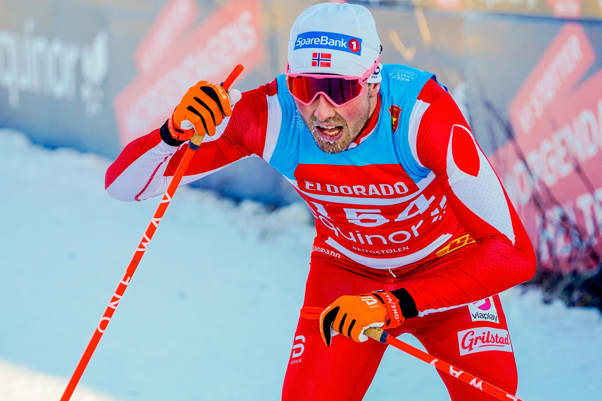 TAR LAGET I FORSVAR: Emil Iversen mener dagens skilandslag er det beste noen gang. 