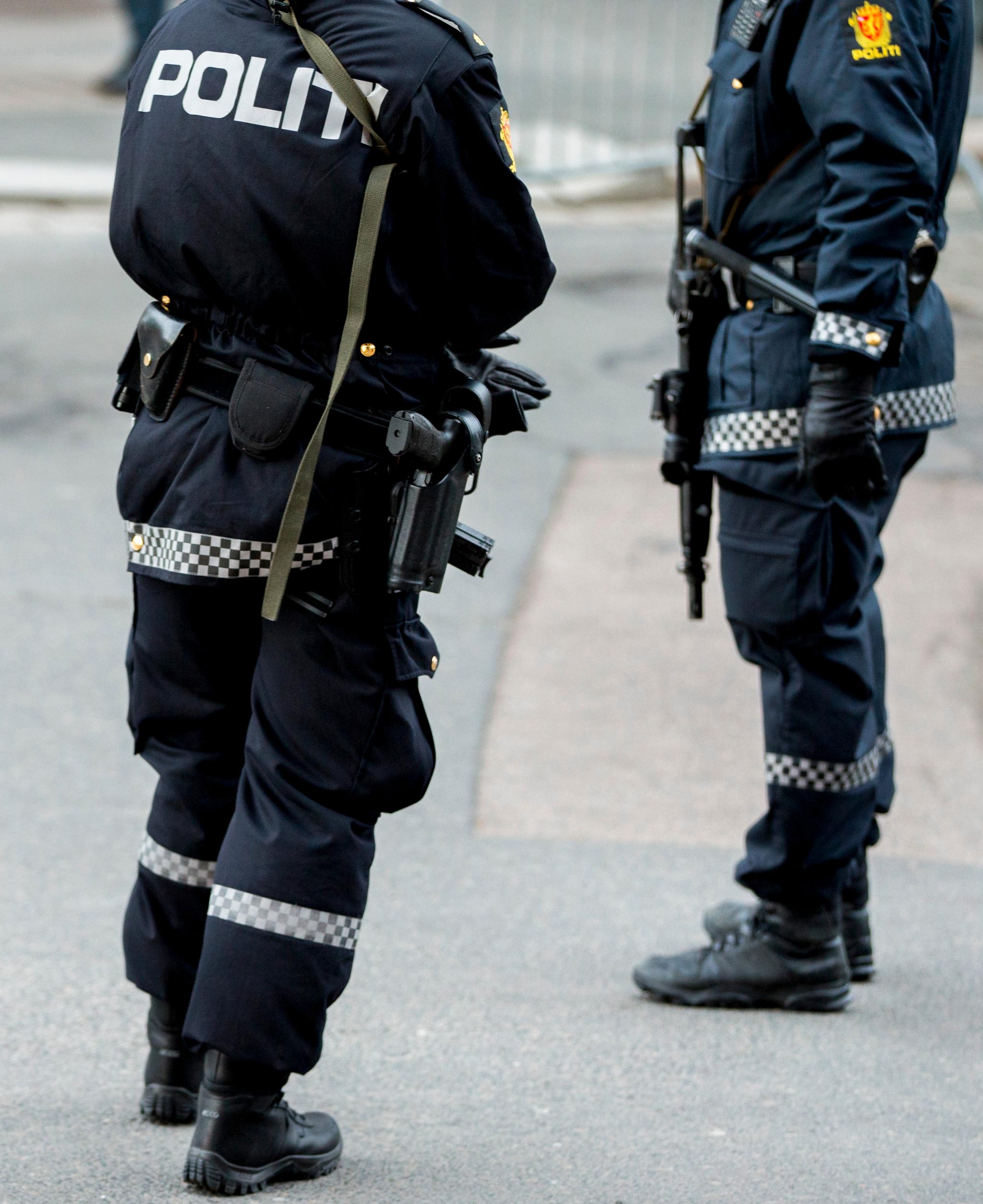 Flere måneder etter den midlertidige bevæpningen av politiet er avsluttet, sier utvalget at det fortsatt er permanent bevæpnede patruljer i Oslo. Bildet er fra 2015.