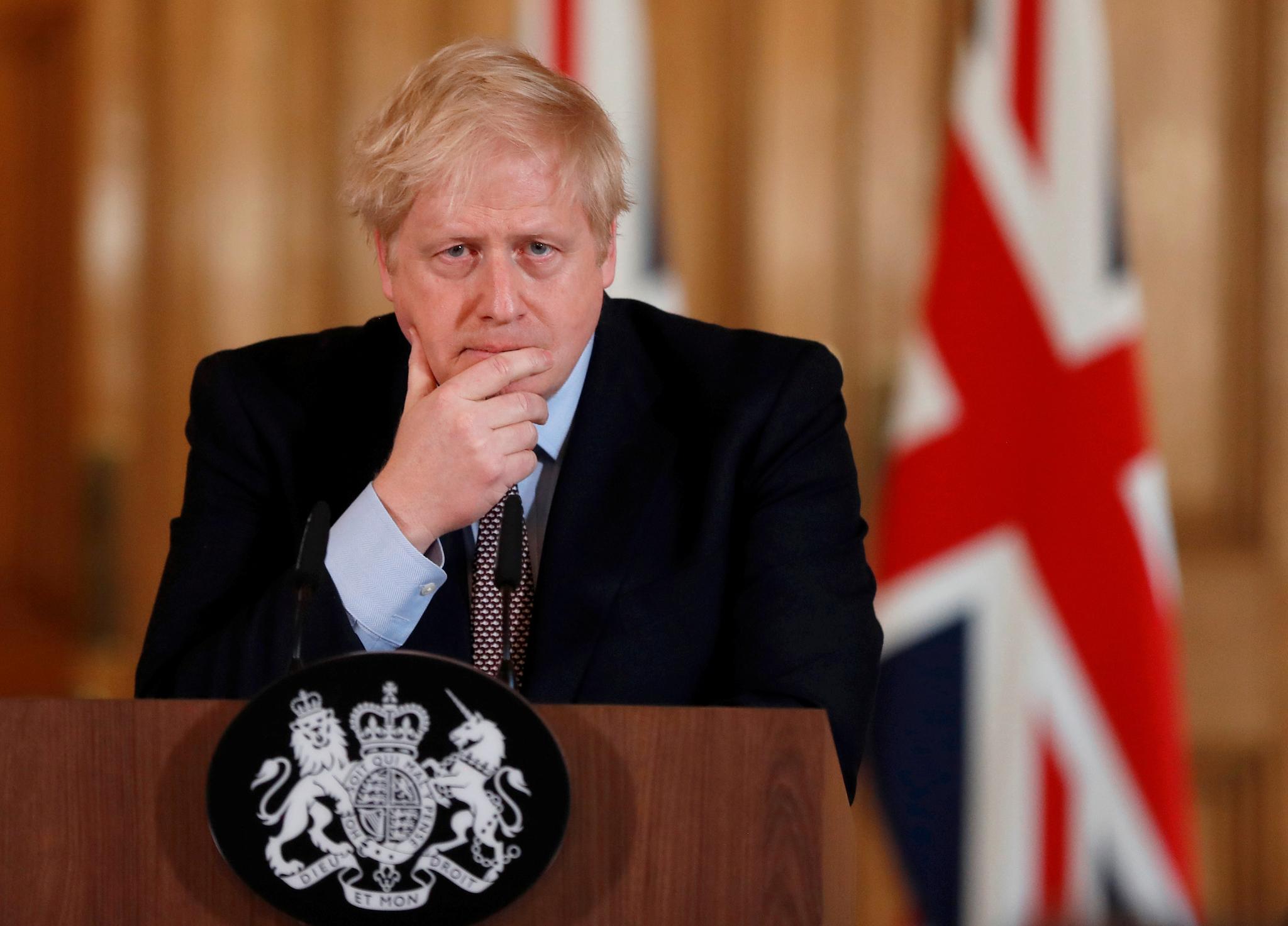 Storbritannias statsminister Boris Johnson snakket om koronavirusets fremmarsj torsdag.
