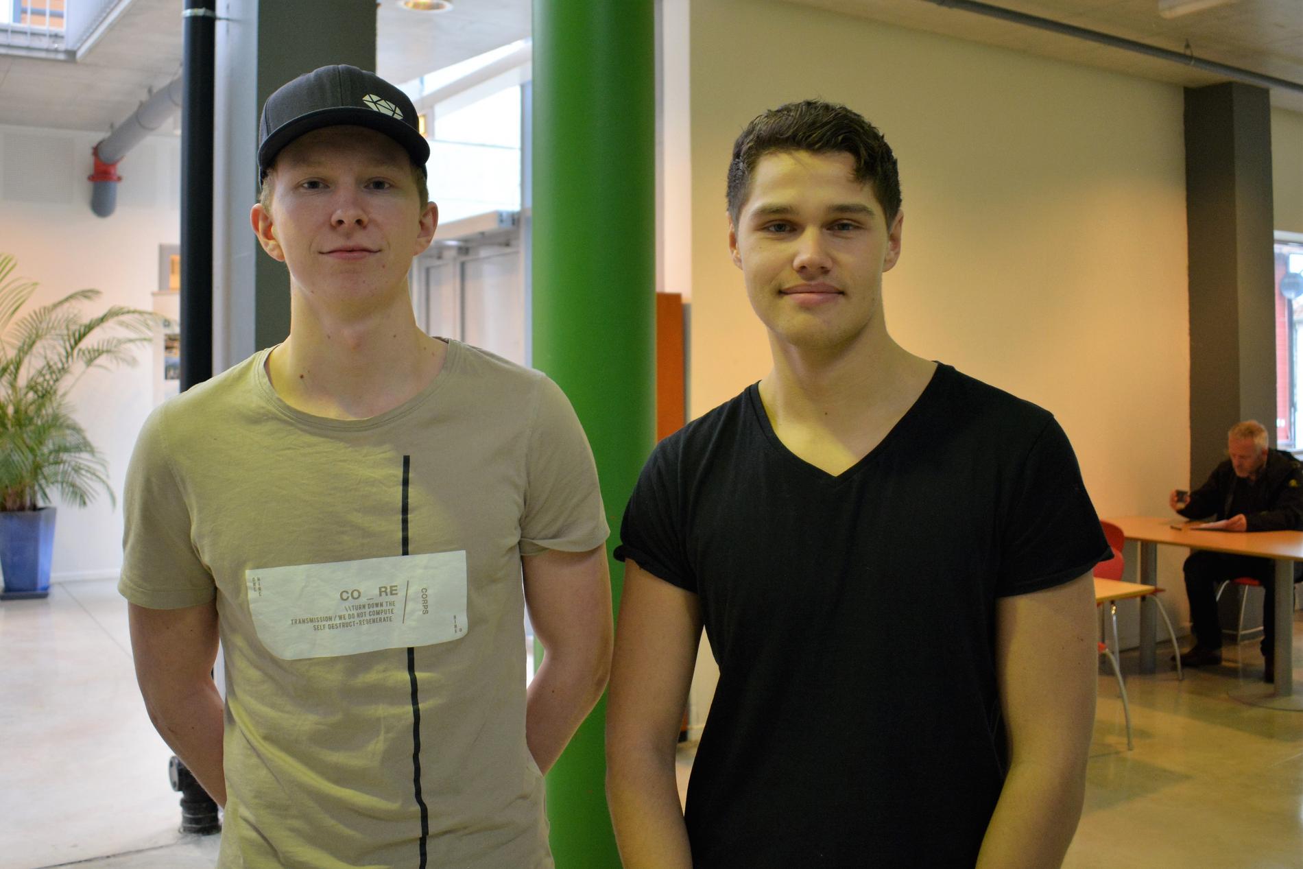 Trond Wærsland (20) og Christian Husebø (19) tror det blir bra på nye BI.