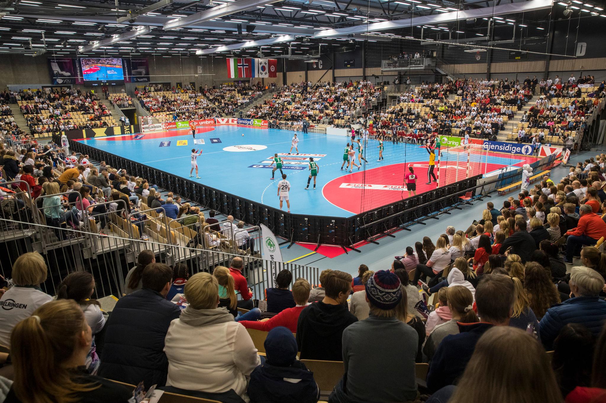 HÅNDBALLFEST: Sotra Arena er klar for nok en håndballfest når håndballherrene kommer på besøk 5. til 8. april.