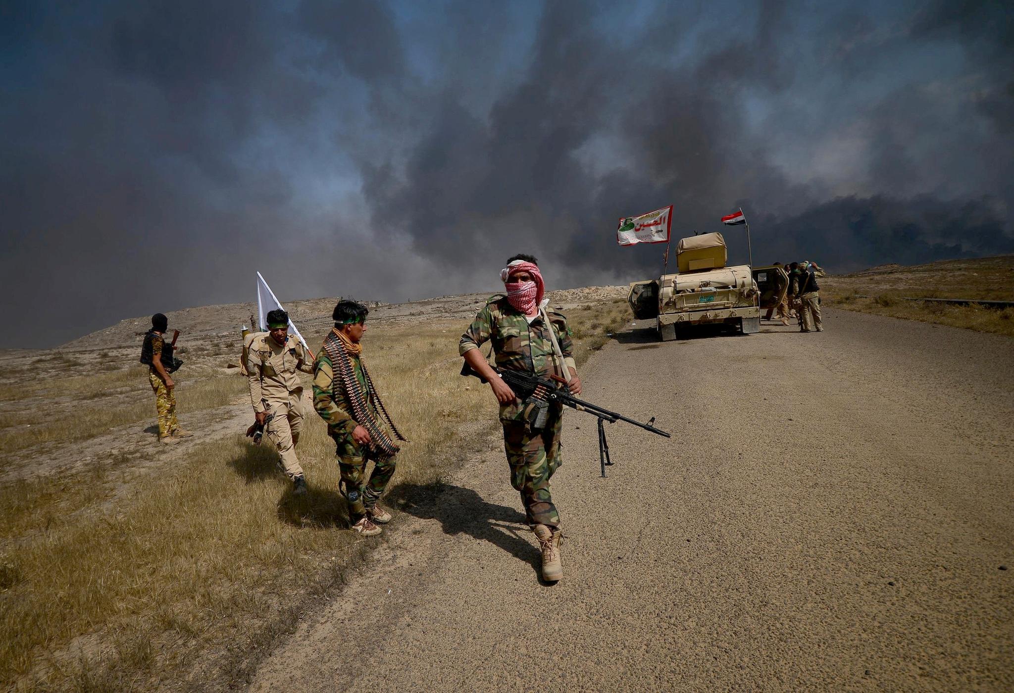 Folkets mobiliseringsstyrker gjorde en omfattende militær innsats mot Den islamske staten (IS).