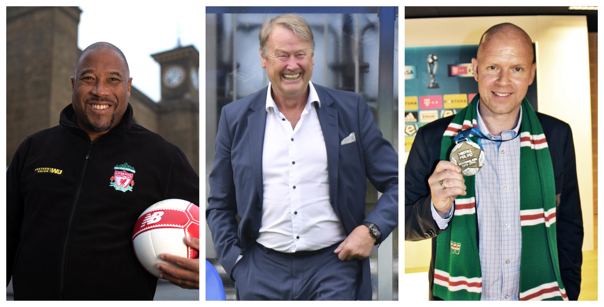 ENIGE: John Barnes, Åge Hareide og Henning Berg er enige om hvem de tror vinner den engelske ligaen.