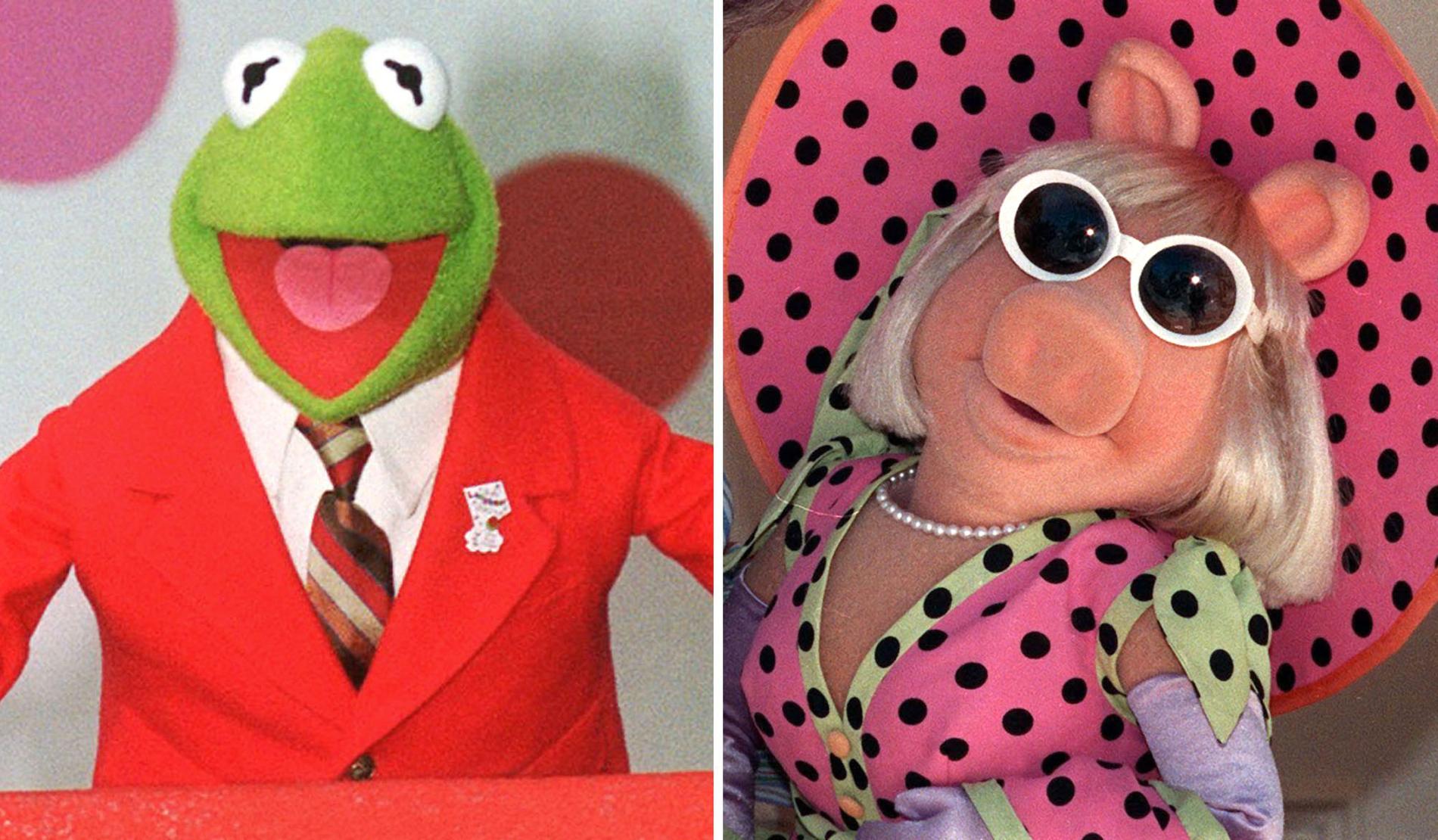 Kermit og Miss Piggy er to av de mest kjente muppetene.  Serien de først dukket opp i, «The Muppet Show», har nå fått varselsplakat. 
