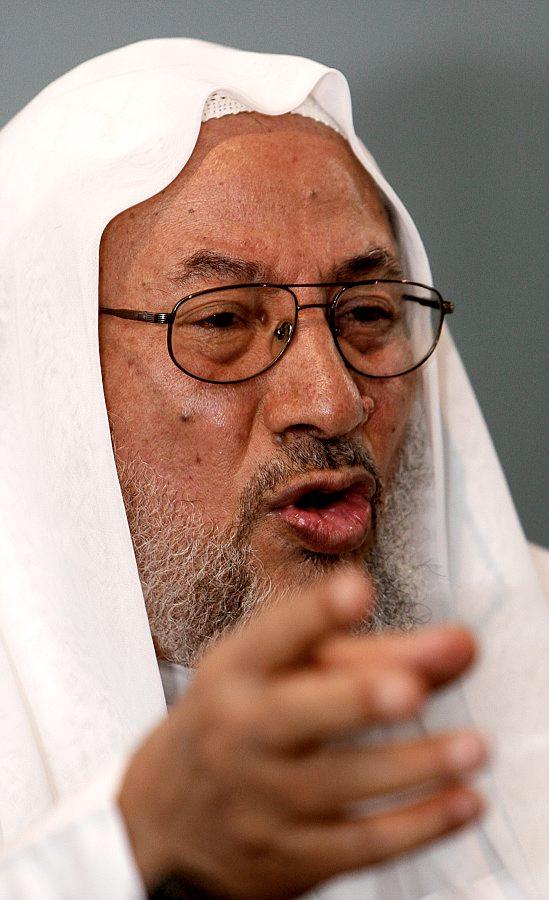 Lederen for Europas fatwaråd, Yusuf al-  Qaradawi.