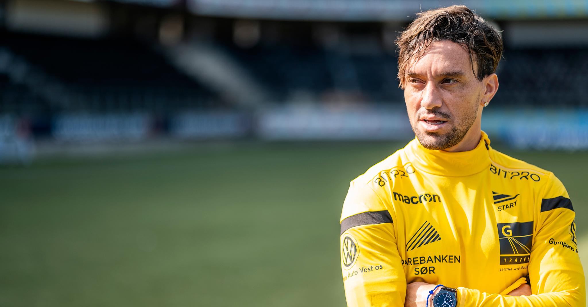 Christian Bolaños skal spille for Start ut sesongen. Han debuterer trolig hjemme mot Kristiansund neste helg. 
