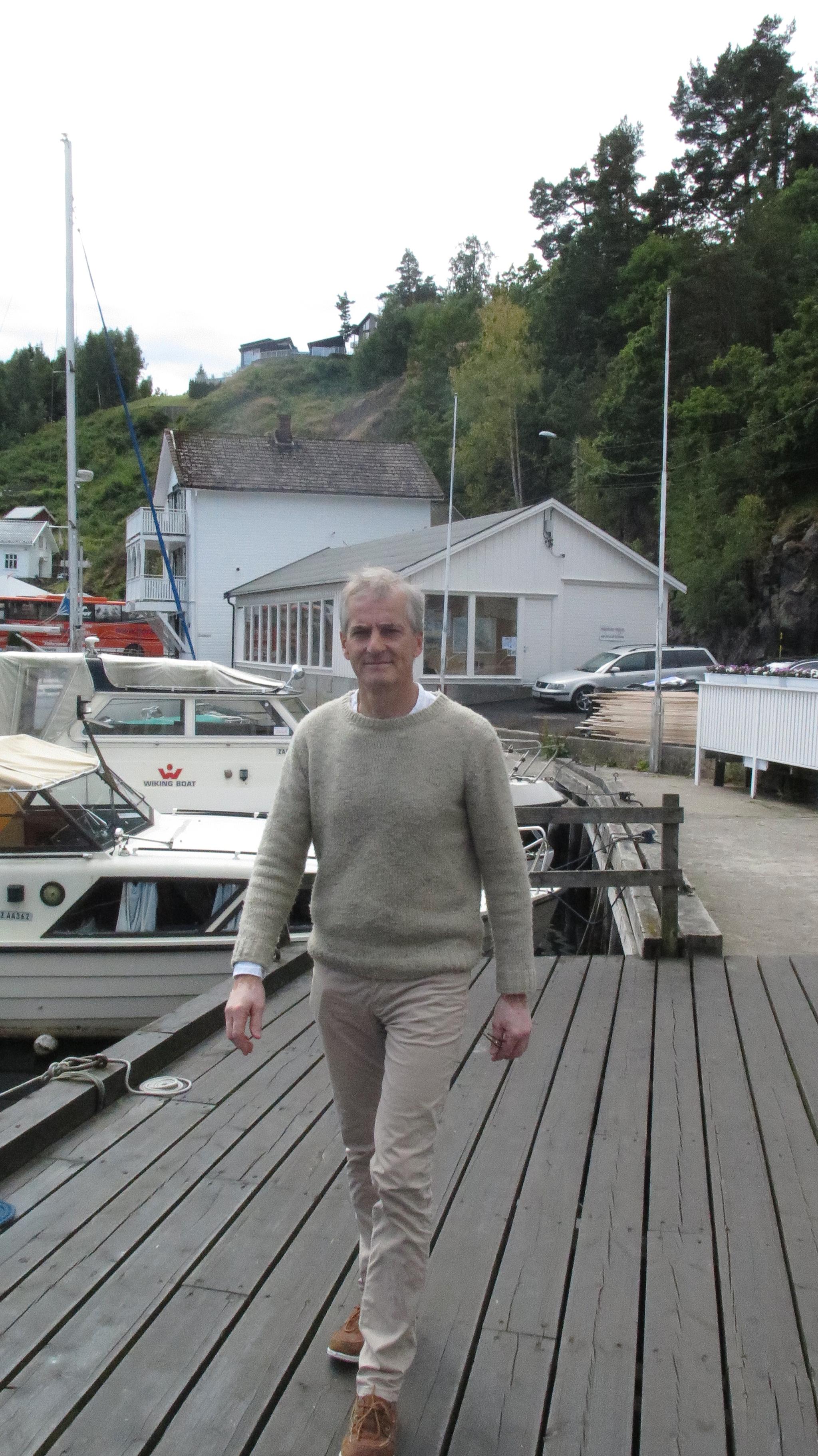  Tvedestrand har vært Ap-lederen Jonas Gahr Støres sommerparadis helt siden barndommen. 