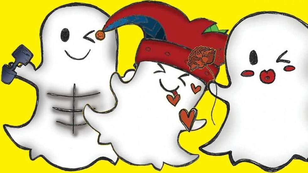 Berit Skog har funnet syv ulike typer Snapchat-brukere. Sjekk hvilken du er!  Alle tegninger: Olga Rantaliaho  