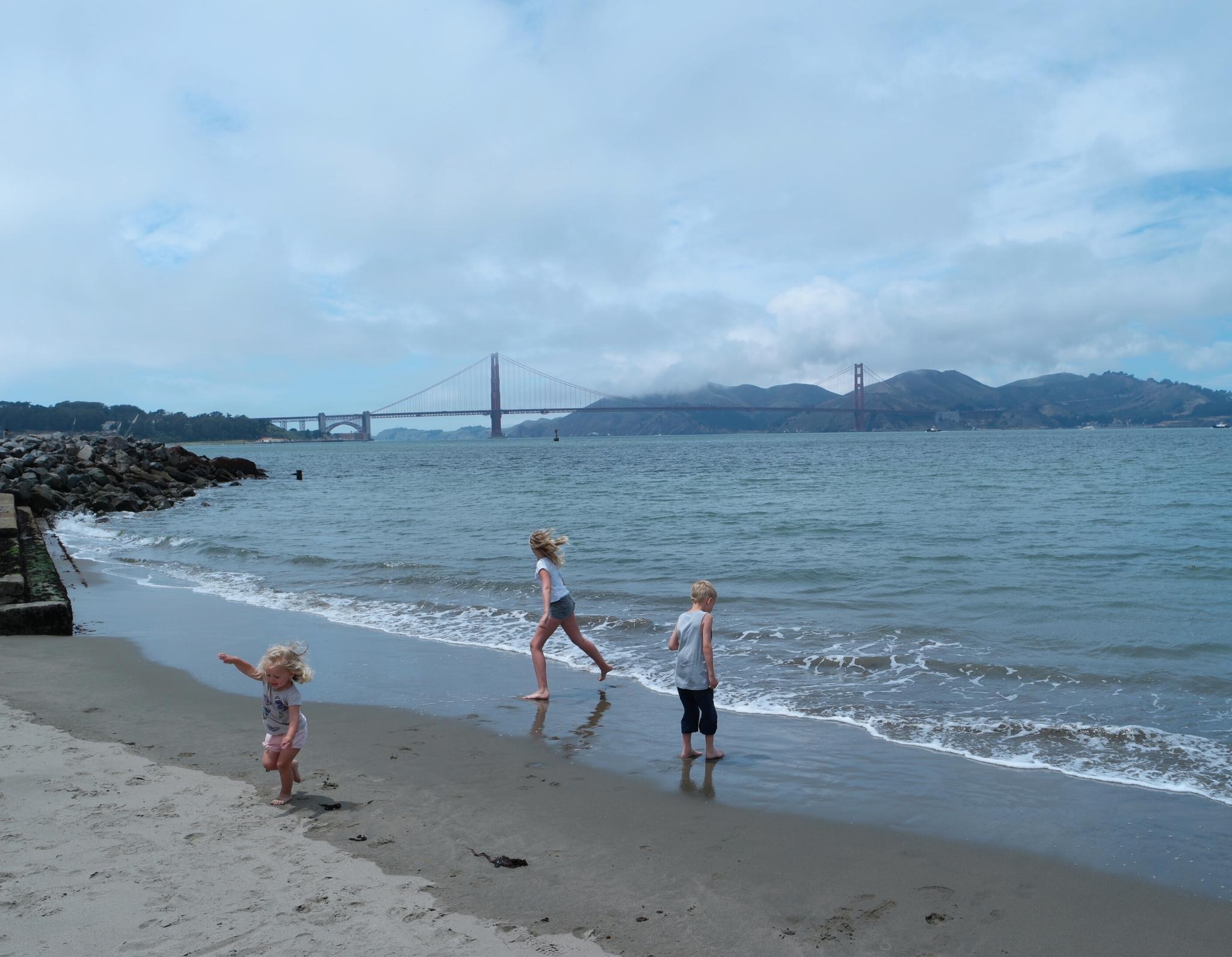 STILLEHAVET: «Der har vi vært!» Golden Gate Bridge i San Francisco dukker opp i mange barnefilmer.