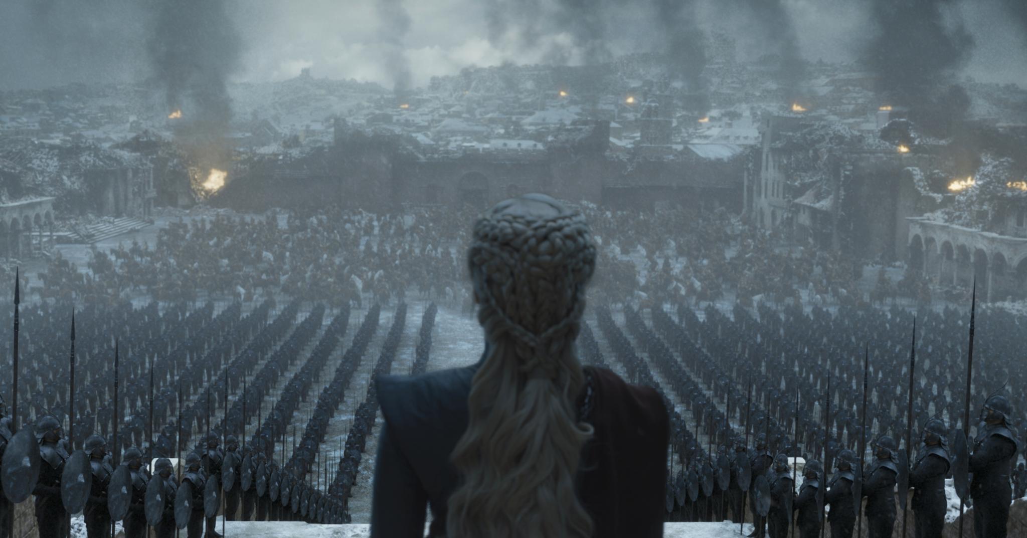 Siste episode av «Game of Thrones» inneholder scener klart inspirert av Leni Riefenstahls «Viljens triumf»