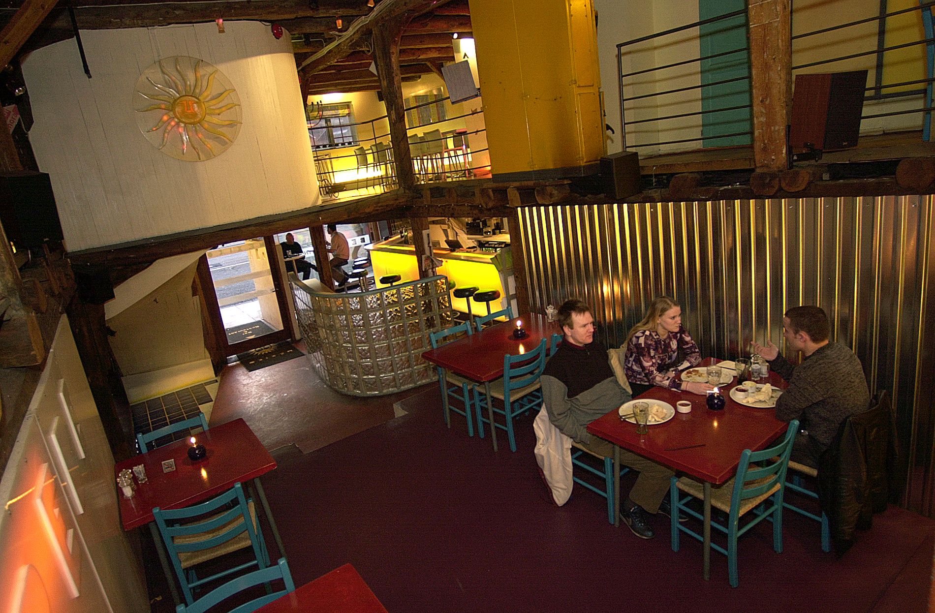 Gamle Mexico i Vågen i 2003. Det røde gulvet blir likt i den nye restauranten. 
