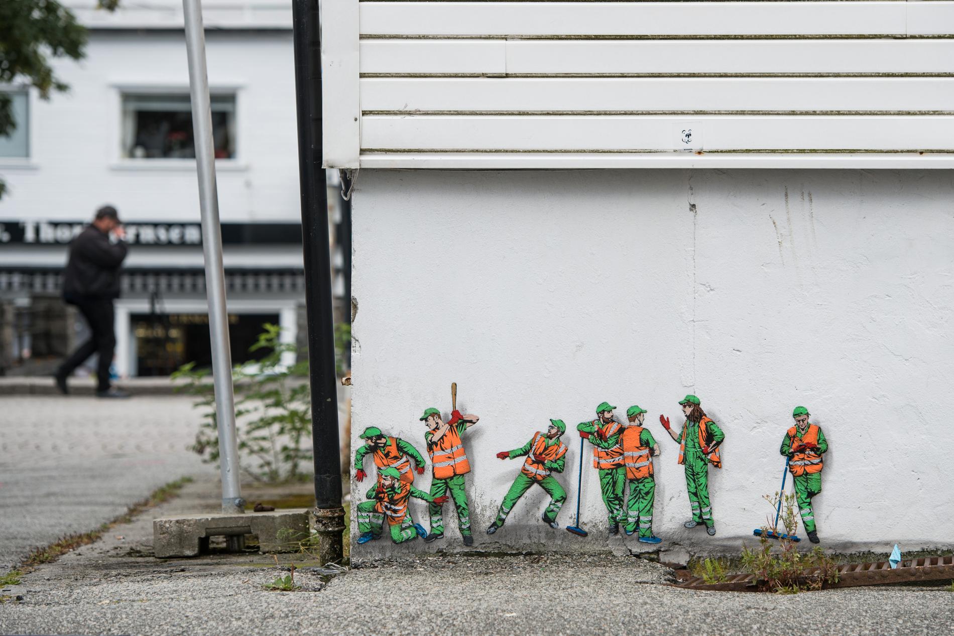 Det er blitt noen street art-verker i byen gjennom mange år med Nuart-festival. Både små og store!