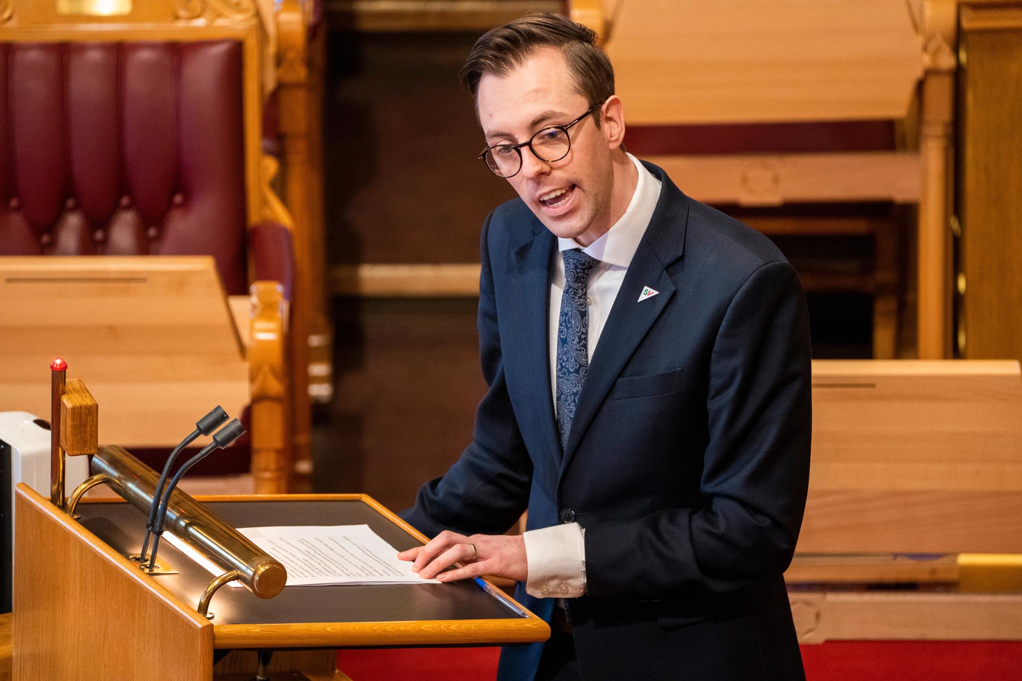 SVs Nicholas Wilkinson var stortingsrepresentant fra 2017 til 2021, og fungerte som partiets helsepolitiske talsperson.