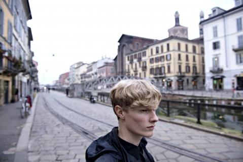 FINNØY-MILANO: Knut Rørtveit fra Finnøy jobbet som modell i Milano. Nå er han hjemme igjen - og holder konsert!