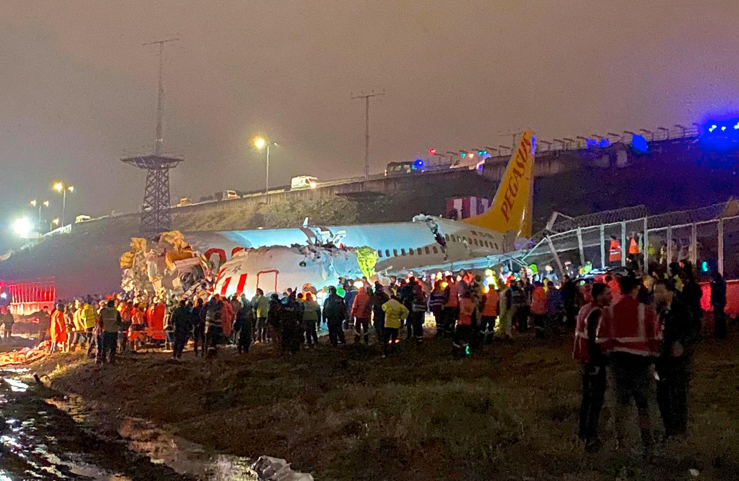 «RUNWAY EXCURSION»: Det som skjedde i Istanbul, er en såkalt runway excursion. Runway excursions er et vedvarende sikkerhetsproblem, ifølge Norsk Flygerforbund. 