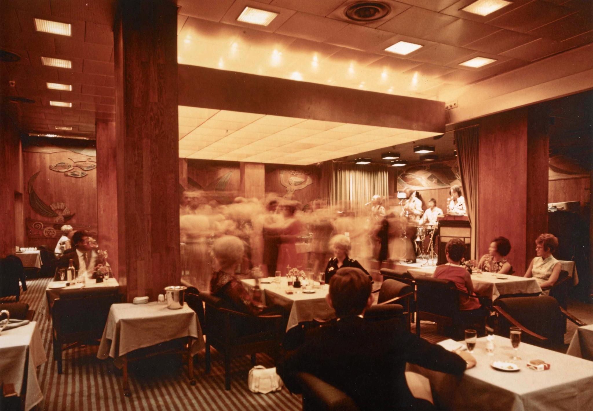 Danserestaurant i Hotell Viking, ca 1965-70.