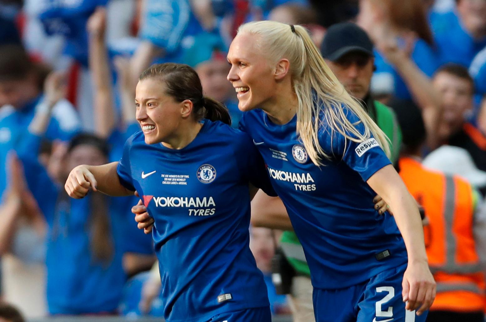  Maria Thorisdottir scoret da Chelsea vant stort i Sarajevo i mesterligaen onsdag 