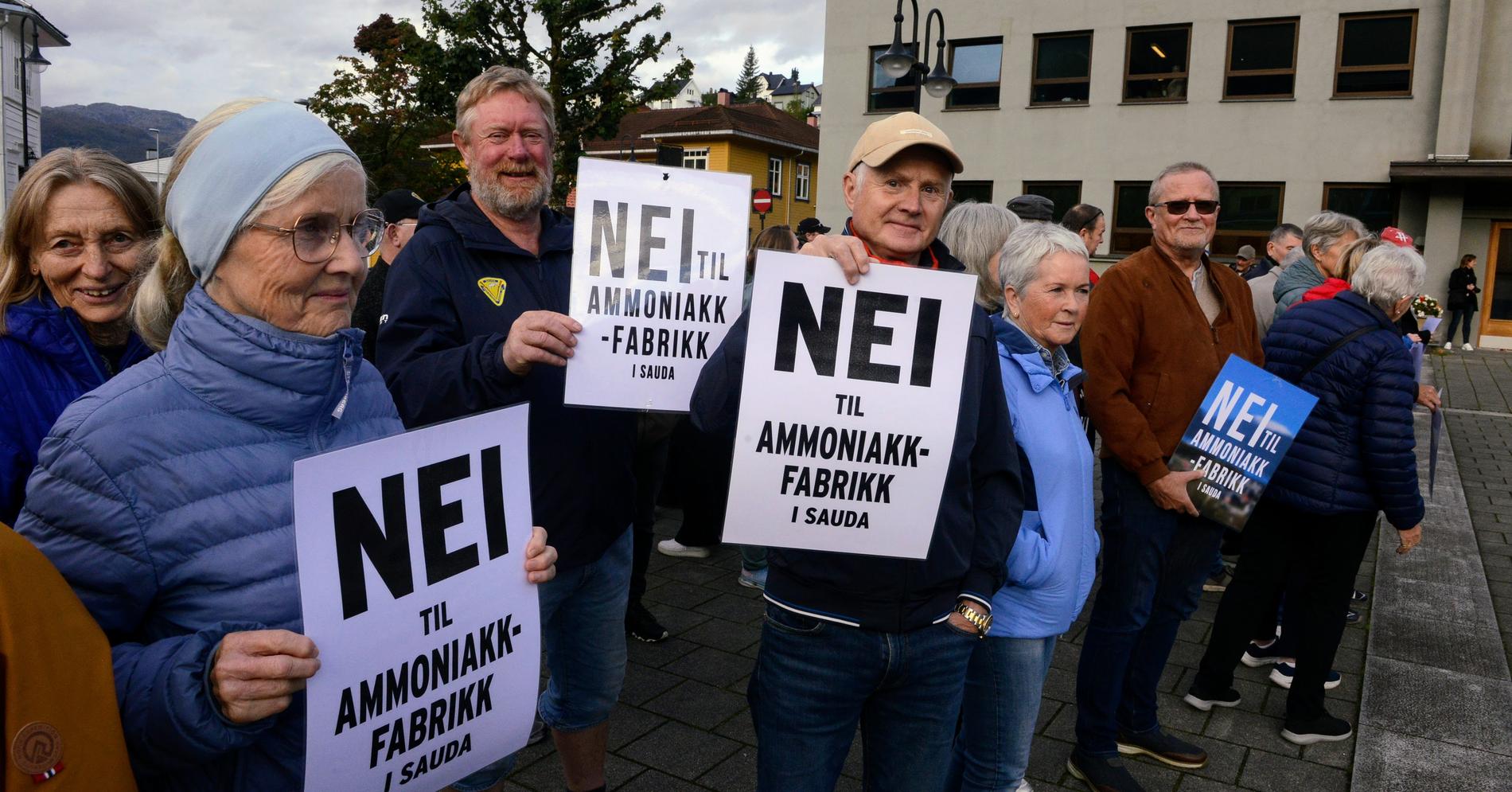 Demonstrerte mot ny fabrikk: – Vi er mange som vurderer å flytte