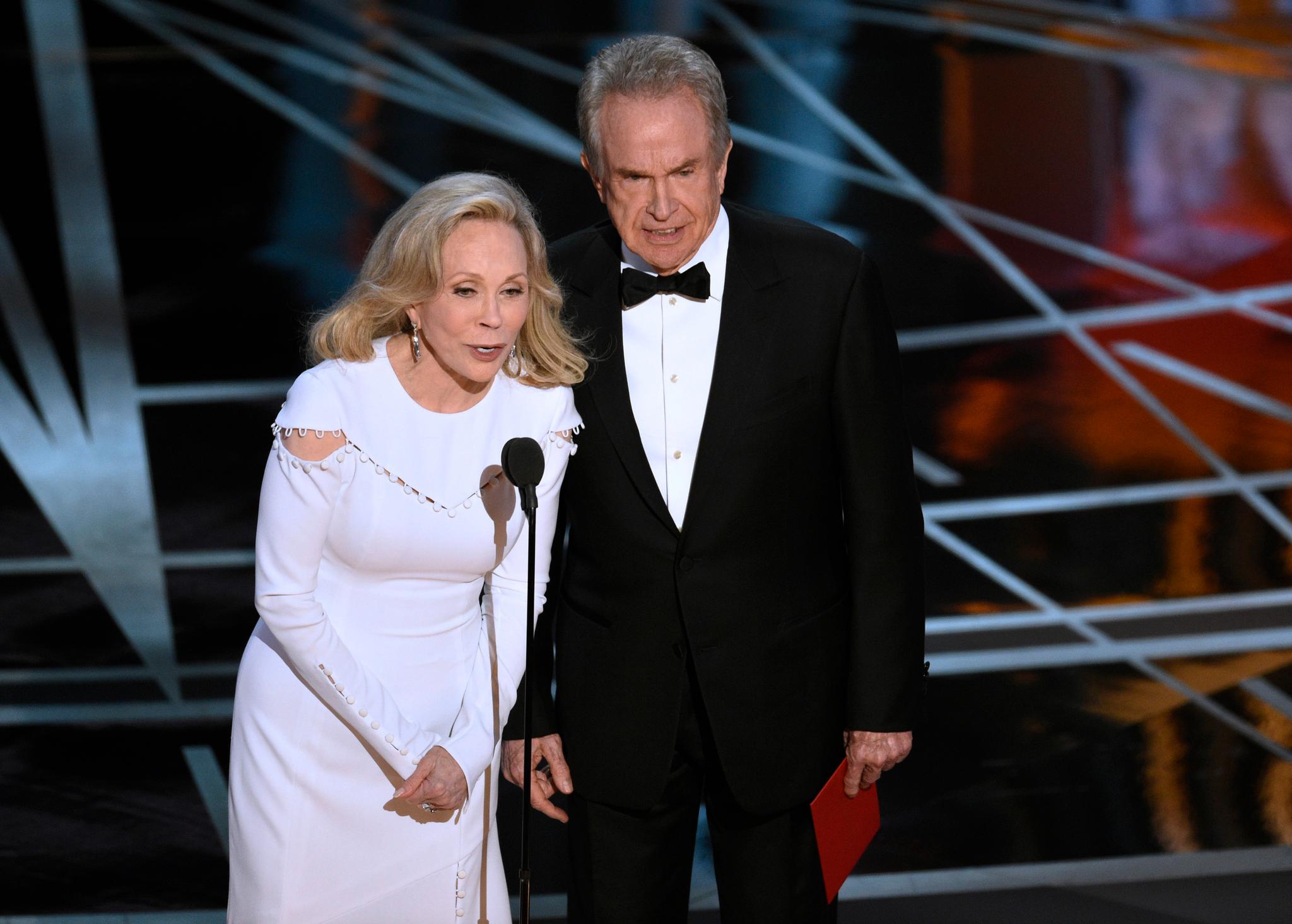 Årets Oscar: Faye Dunaway og Warren Beatty var ikke helt heldige med presentasjonen av årets film under Oscar-showet.