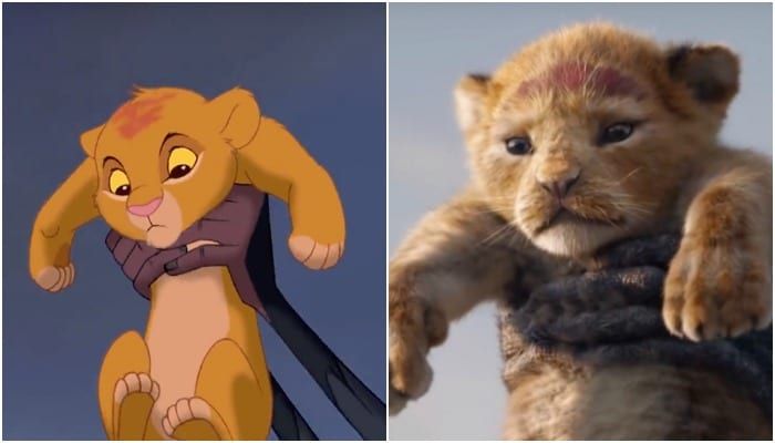 Før og etter: Simba har gått fra tegnearket til data i nye Løvenes Konge