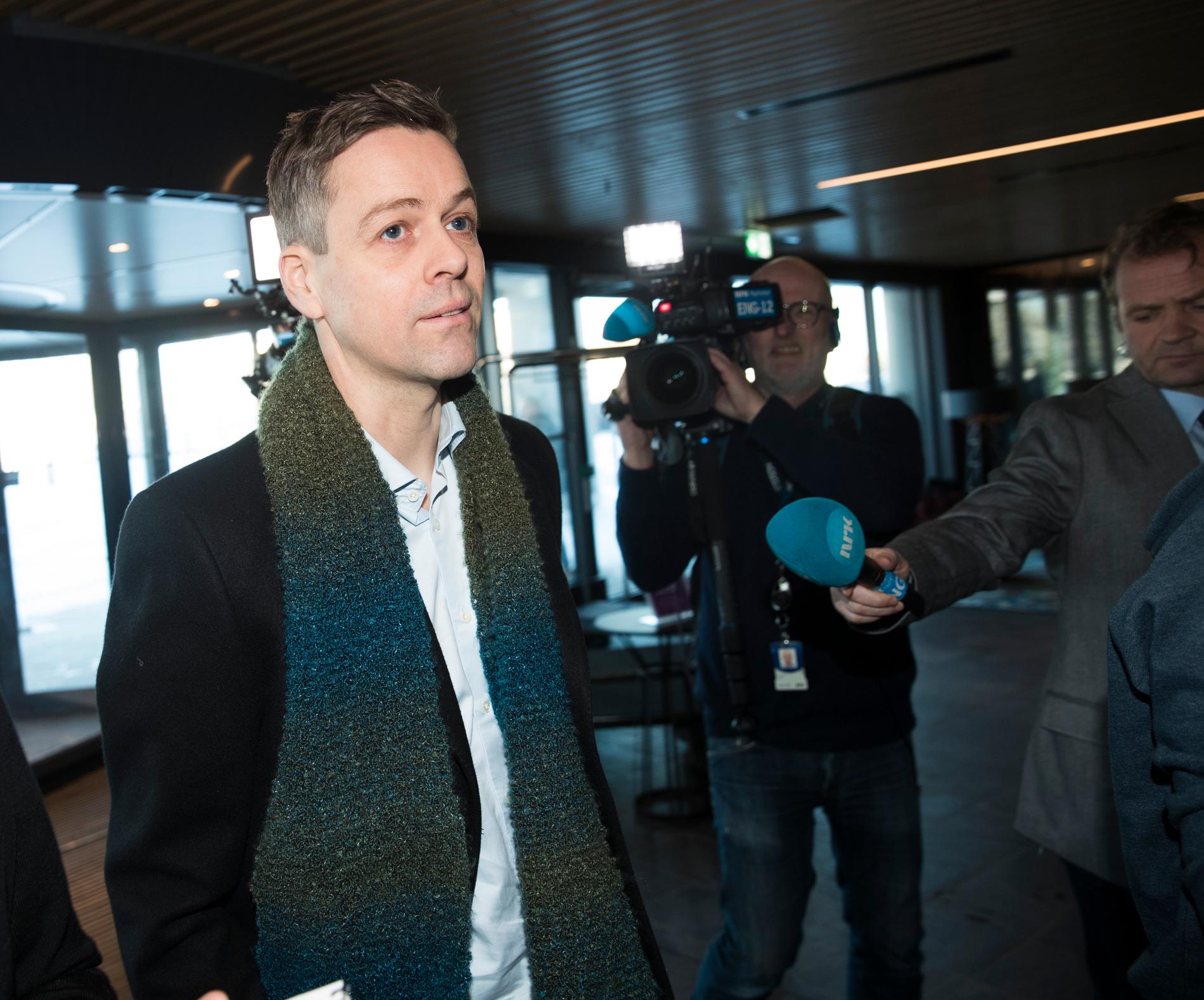 GIKK AV: Knut Arild Hareide trakk seg som partileder torsdag kveld, etter at det ble klart at partiet hans går i regjering med Høyre, Frp og Venstre.