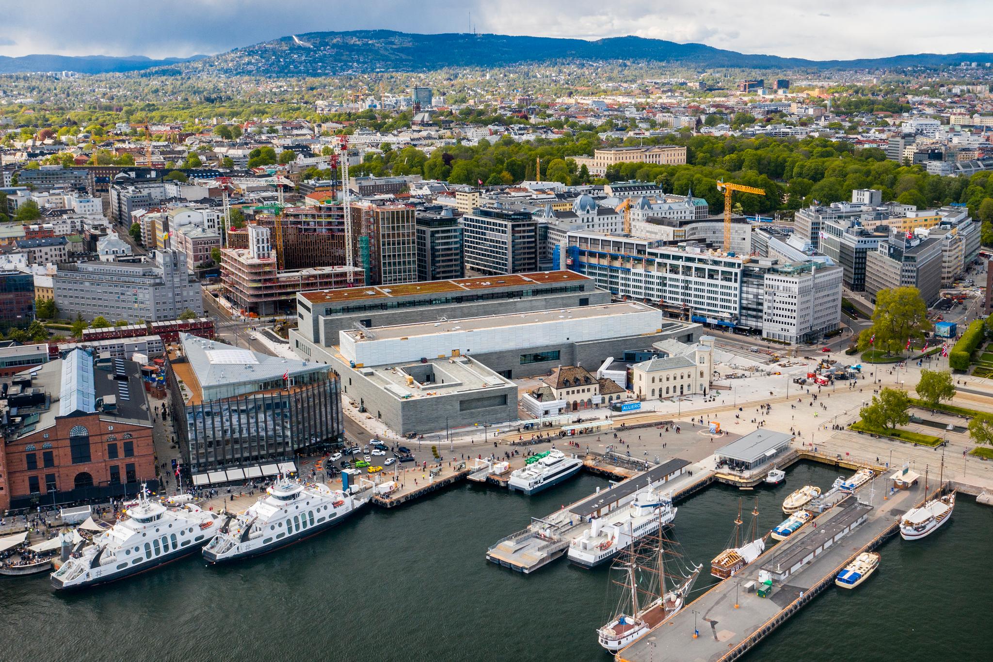 I Vika bygges det nye Nasjonalmuseet i Oslo. 