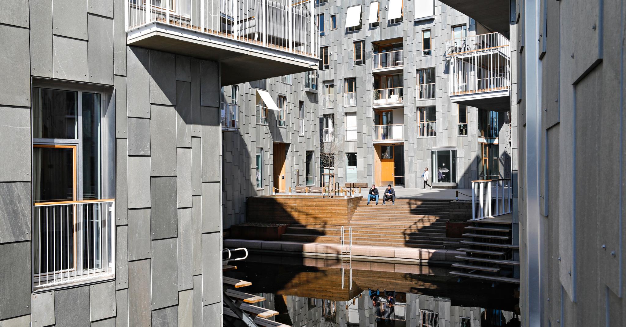 Vannkunsten i Bjørvika er et eksempel på at det finnes variasjon også i den moderne arkitekturen.