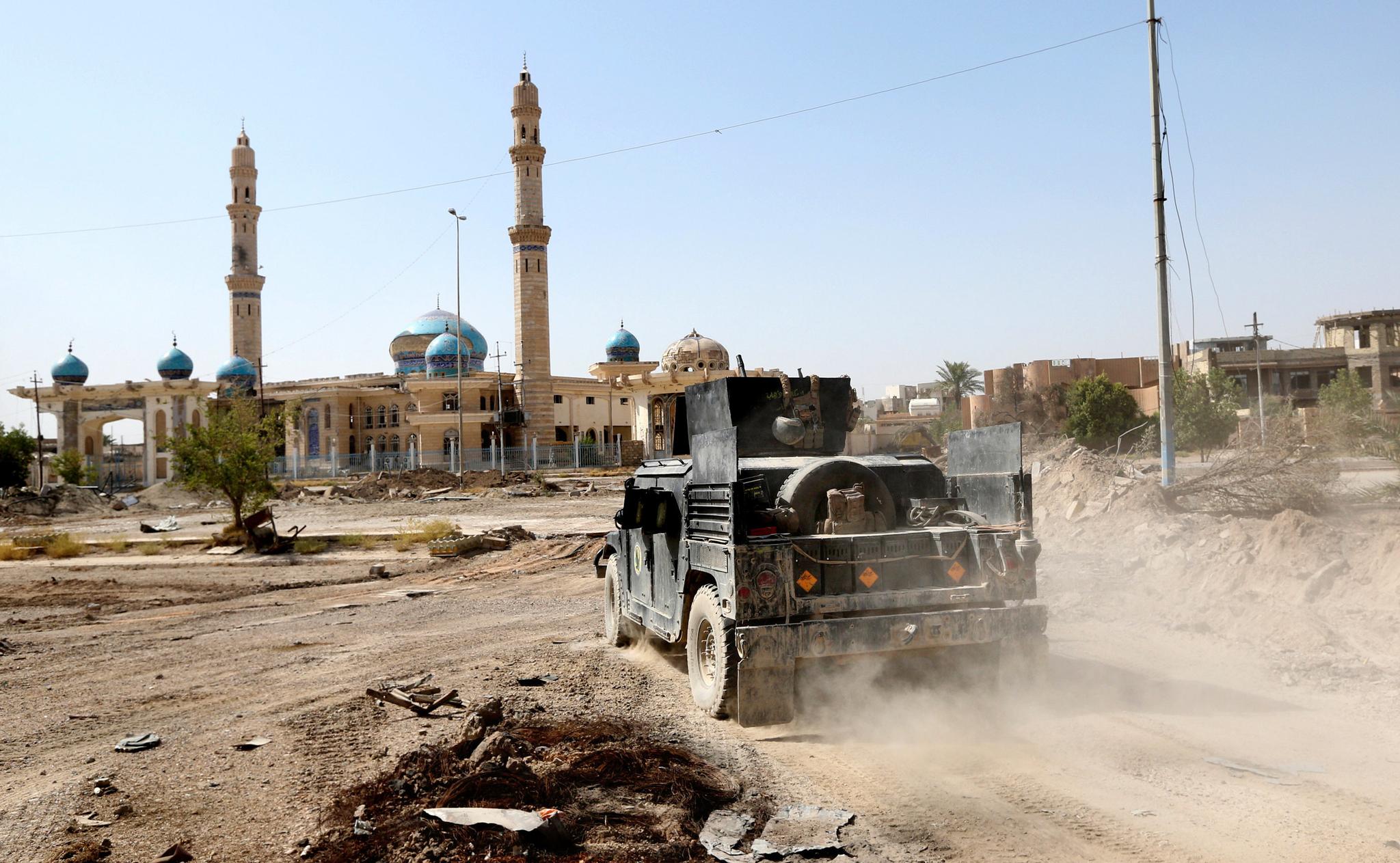 Irakiske militærstyrker gikk i mai inn i Falluja for å frigjøre byen som har vært under kontroll av IS siden januar 2014.