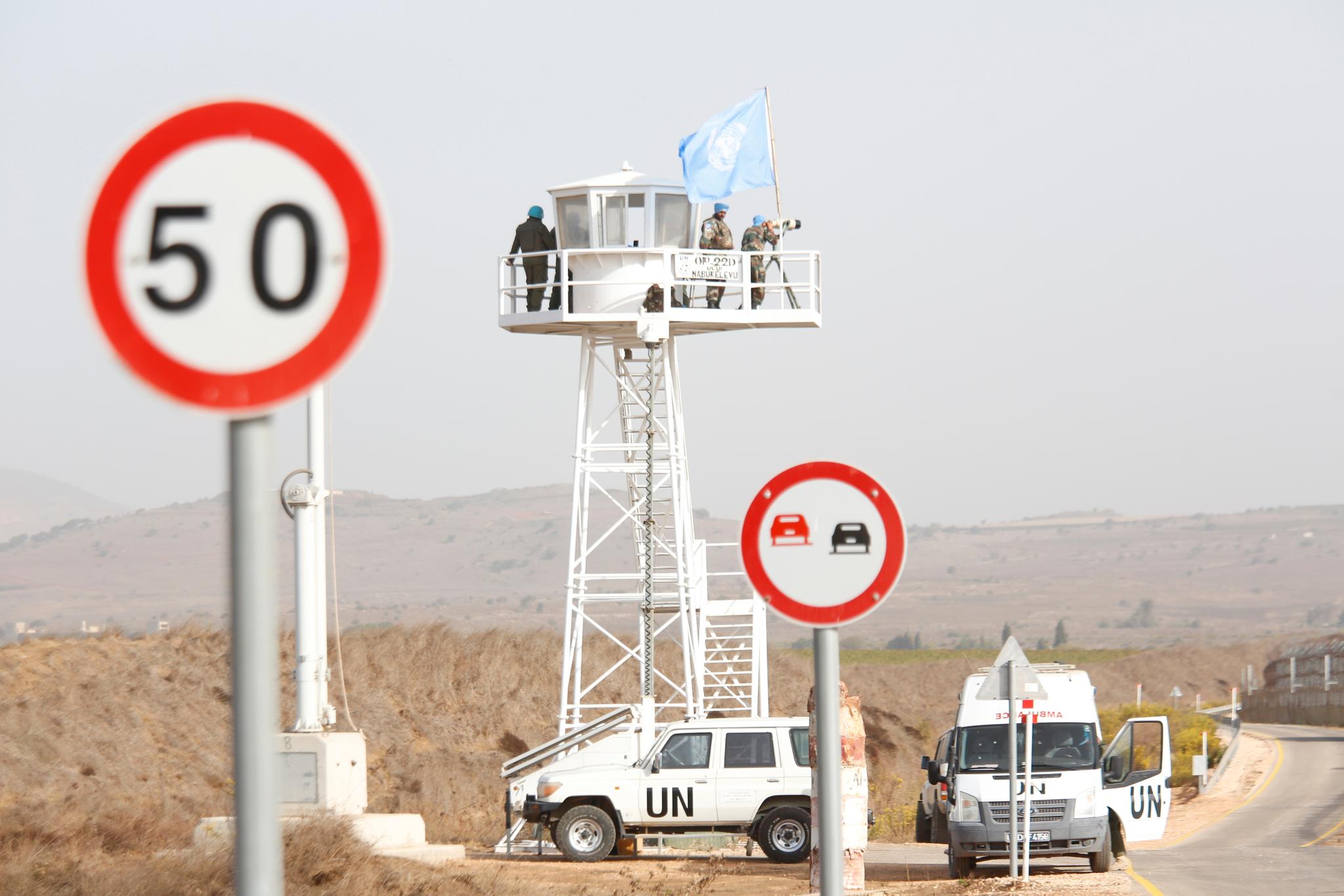 FN har hatt tilstedeværelse i Golanhøydende siden 70-tallet.