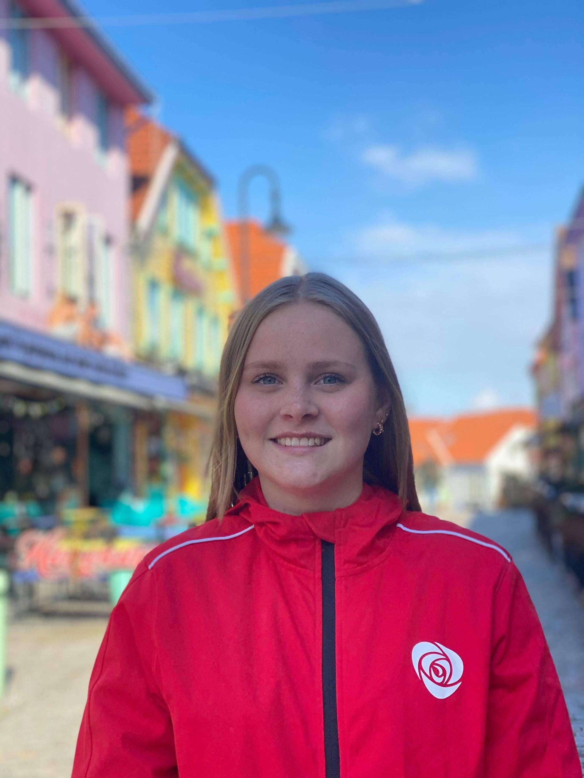 Lykke Sofie Dalva Borge er leder av Stavanger AUF. – Vi håpet på en oppgang. Men uansett ble vi størst, og det er det viktigste