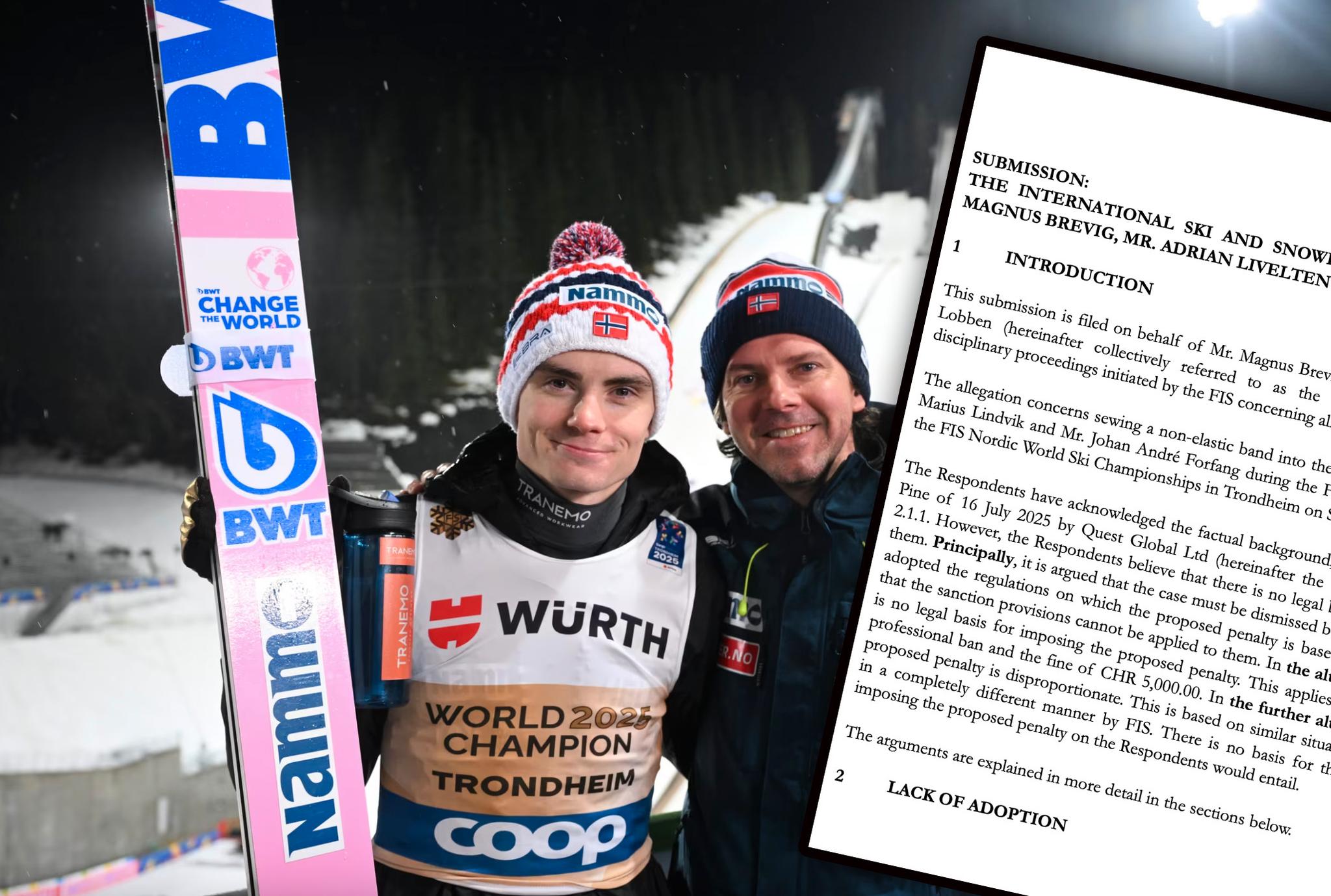 VM-skandalen: Avslører ukjent hoppjuks i brev til FIS