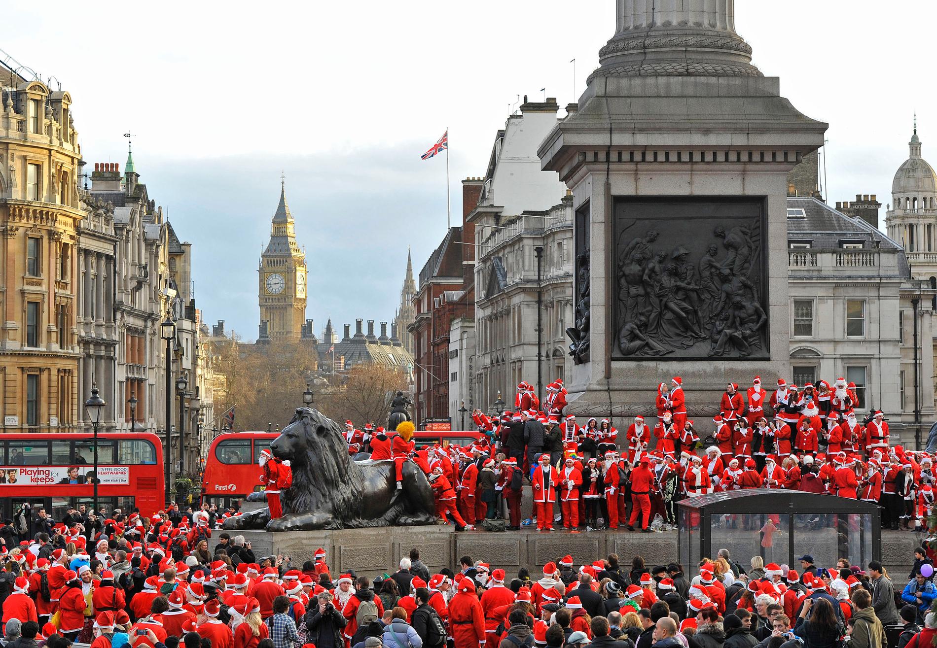 Trafalgar Square i London, 2012.