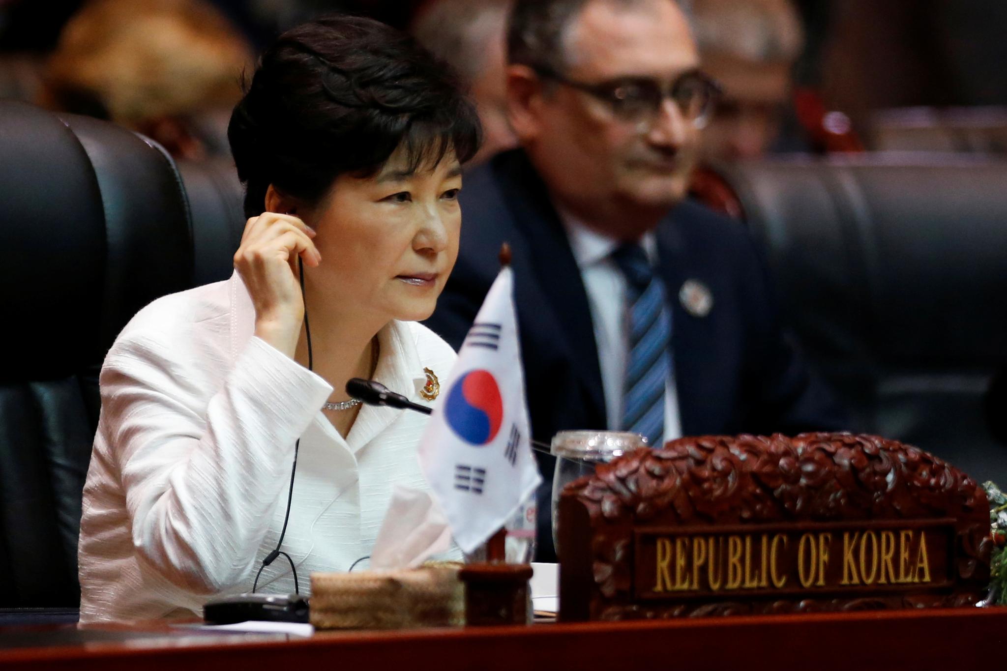 Sør-Koreas president Park Geun-hye reagerer kraftig.