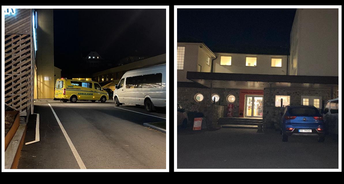  10 beboere ved Rygjatun ble kjørt til Viste Strandhotell og Randaberg helsesenter etter at de var evakuert. 