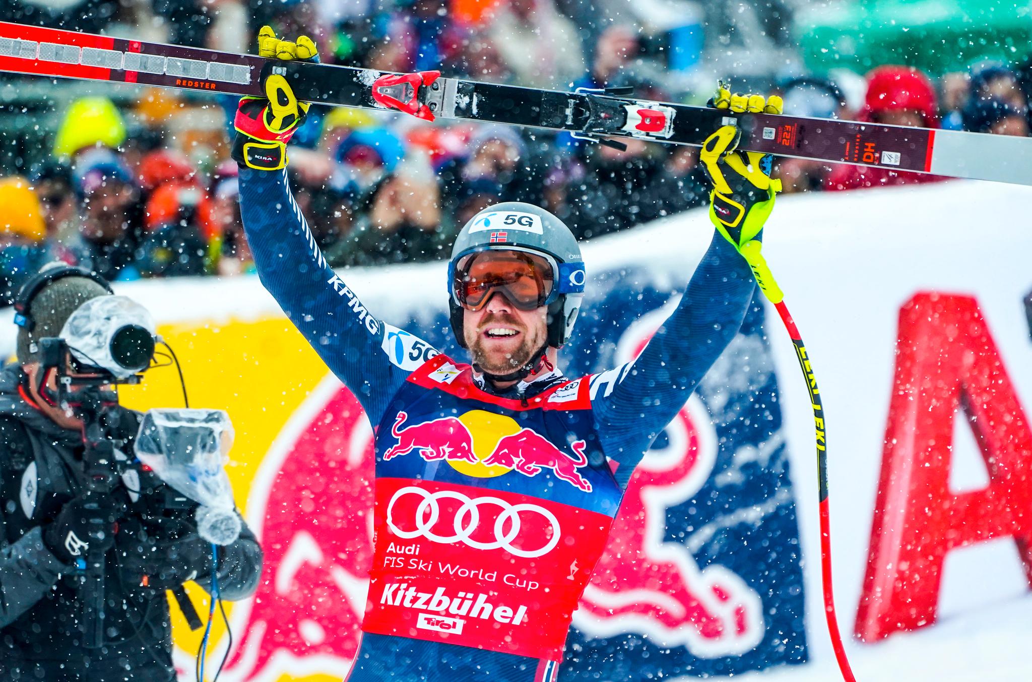 JAKTER SITT FØRSTE GULL: Aleksander Aamodt Kilde har syv verdenscupseire denne sesongen, men har aldri vunnet gull i mesterskap.