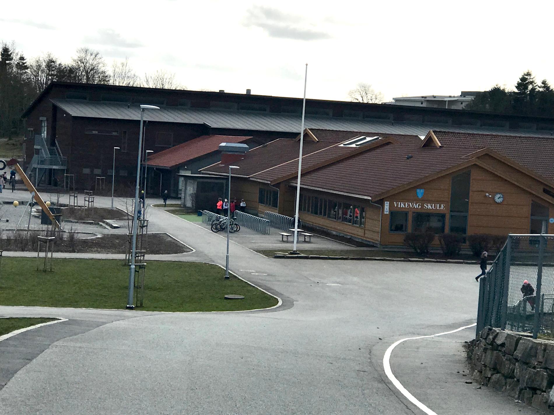 Skolene i Rennesøy kan bli hardt rammet ved eventuell streik.Foto Vikevåg Skule: Rune Nedrebø 