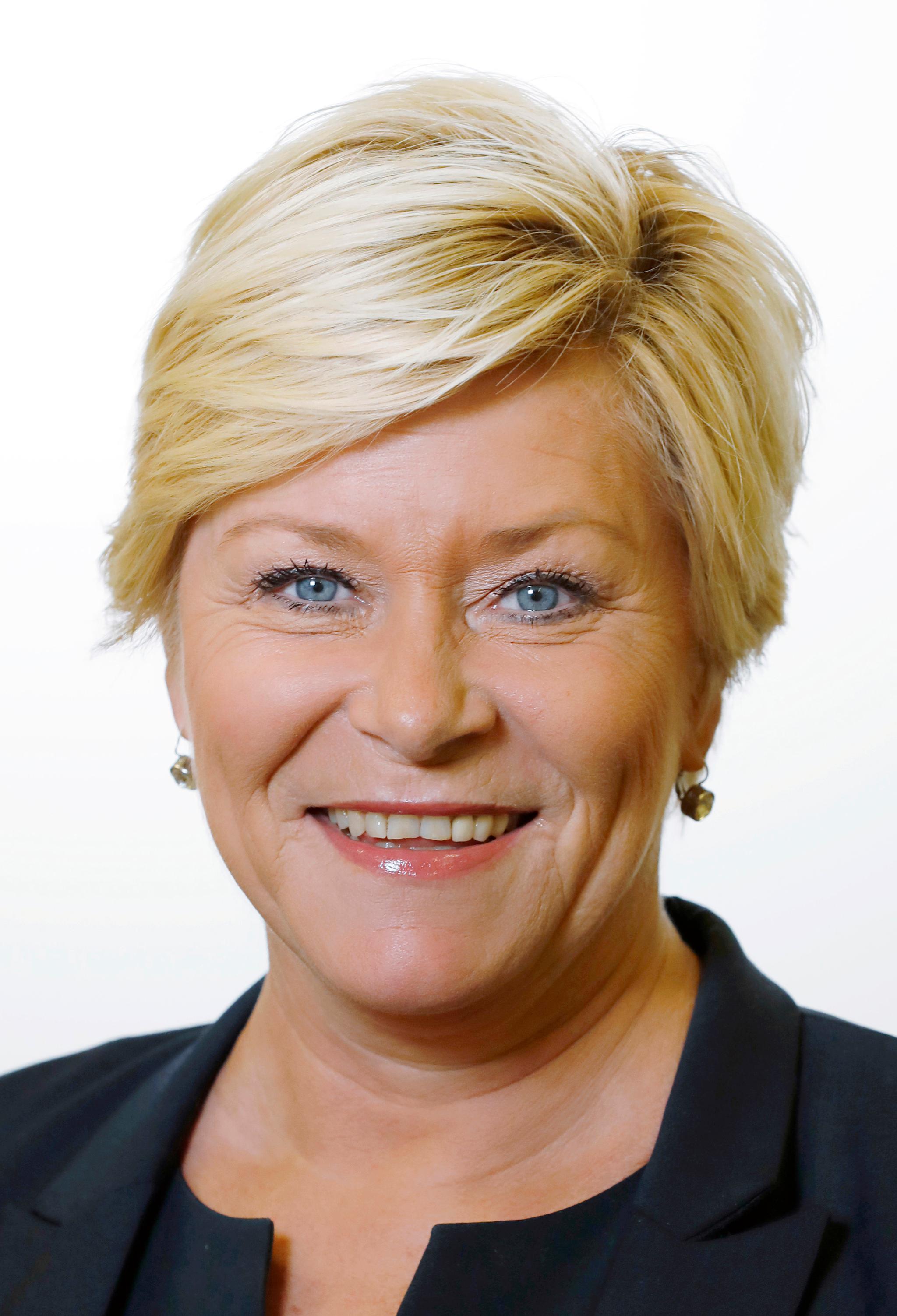 Finansminister Siv Jensen (Frp)