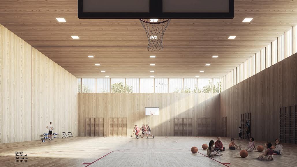 Mulighet for aktivitet i mindre haller inngår i utviklingen av Fornebu Arena. 