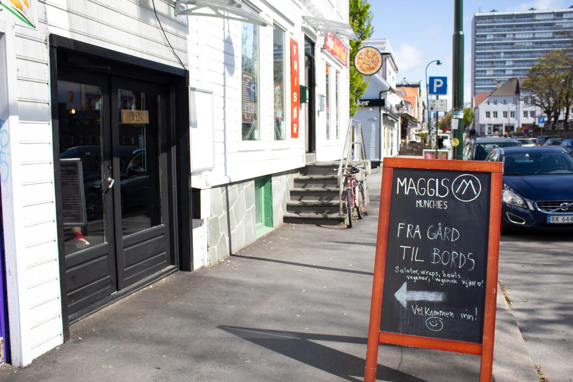 Maggis Munchies er blant de første restaurantene du kommer til når du går innover den spiselige gata mot Stavanger øst. 