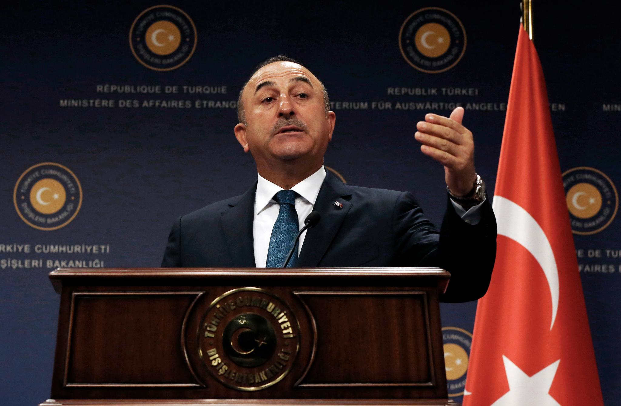  Tyrkias visestatsminister Hakan Cavusoglu hevder Gülen-tilhenger sto bak NATO-flausen under en øvelse i Stavanger. NATO-medlemmet Tyrkia ble fremstilt som fiende under øvelsen.