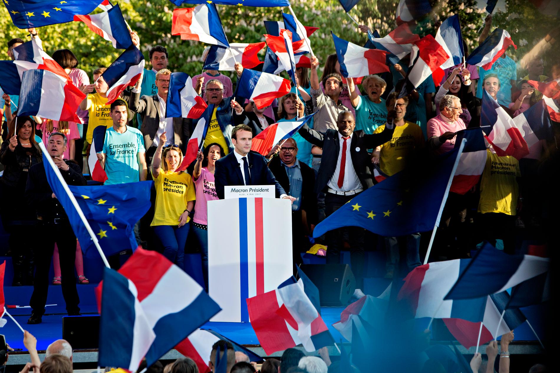 «SELF-MADE»: Valget av Emmanuel Macron representerer uansett noe helt nytt både i fransk og i internasjonal politikk. Vi har å gjøre med en «self-made» topp-politiker, skriver Helge Vidar Holm. 
