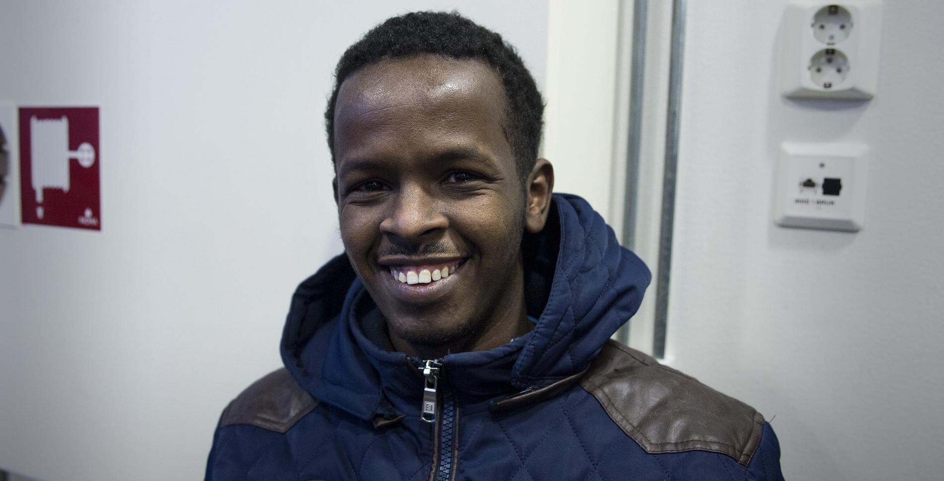 Omar Abdul håper på å sikre seg en sommerjobb. Alle bilder: Magnus Nødland Skogedal