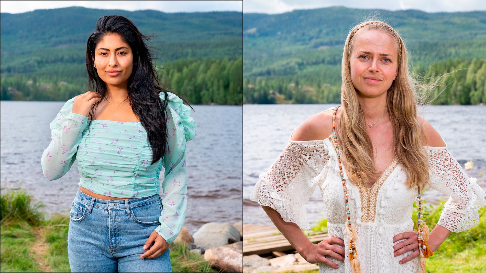 Sanna Khursheed (32) fra Stavanger og Tove Moss Lohne (35)  fra Sandnes er med i årets utgave av «Farmen».