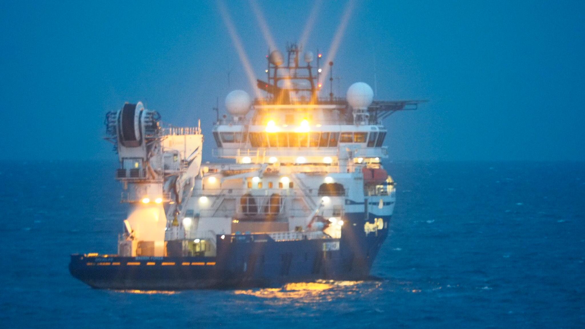  Fartøyet Maersk Forza ankom havaristedet natt til torsdag 
