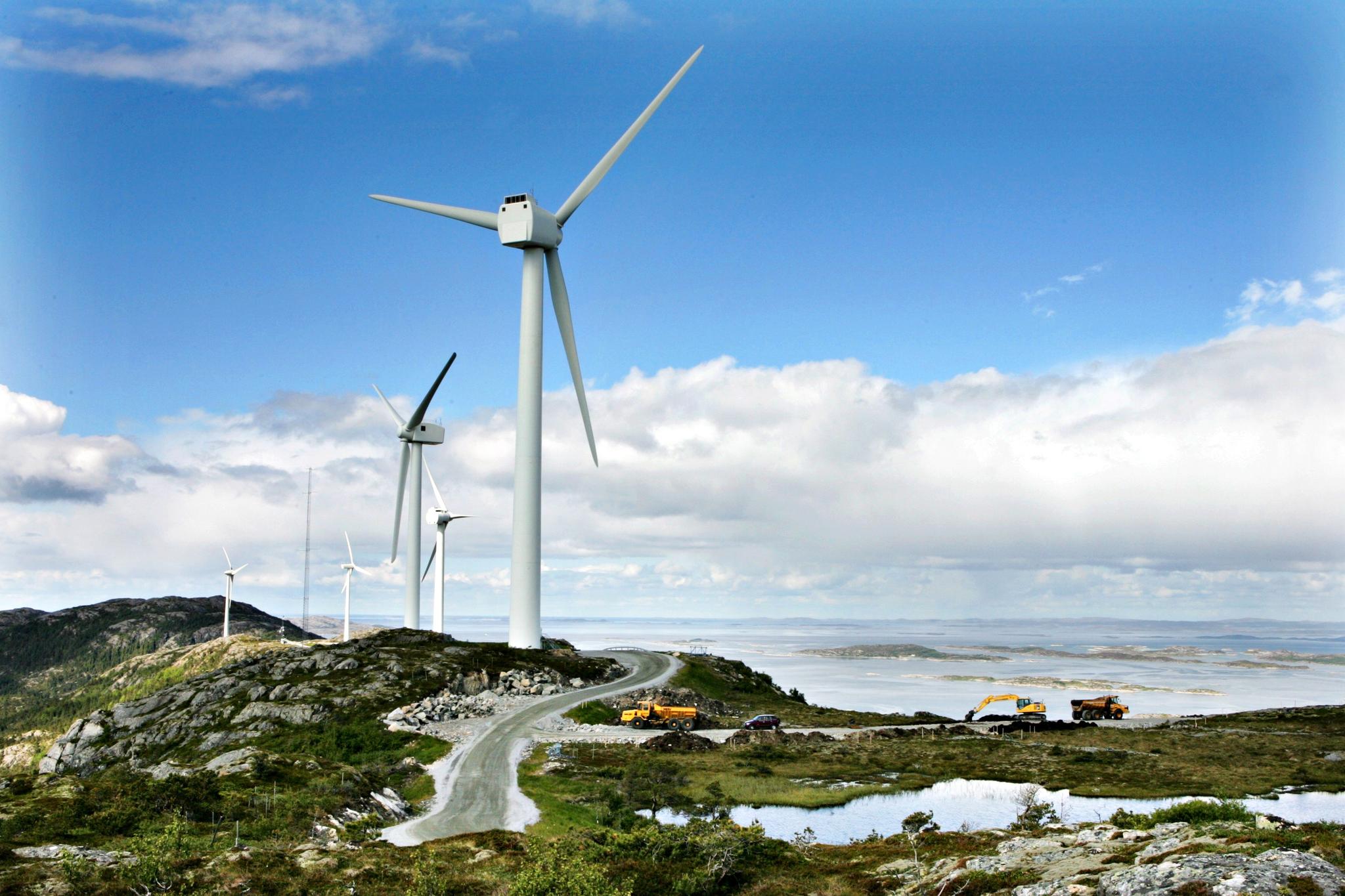  Mye ny vindkraft er nødvendig for å kutte norske klimautslipp (illustrasjonsfoto.)