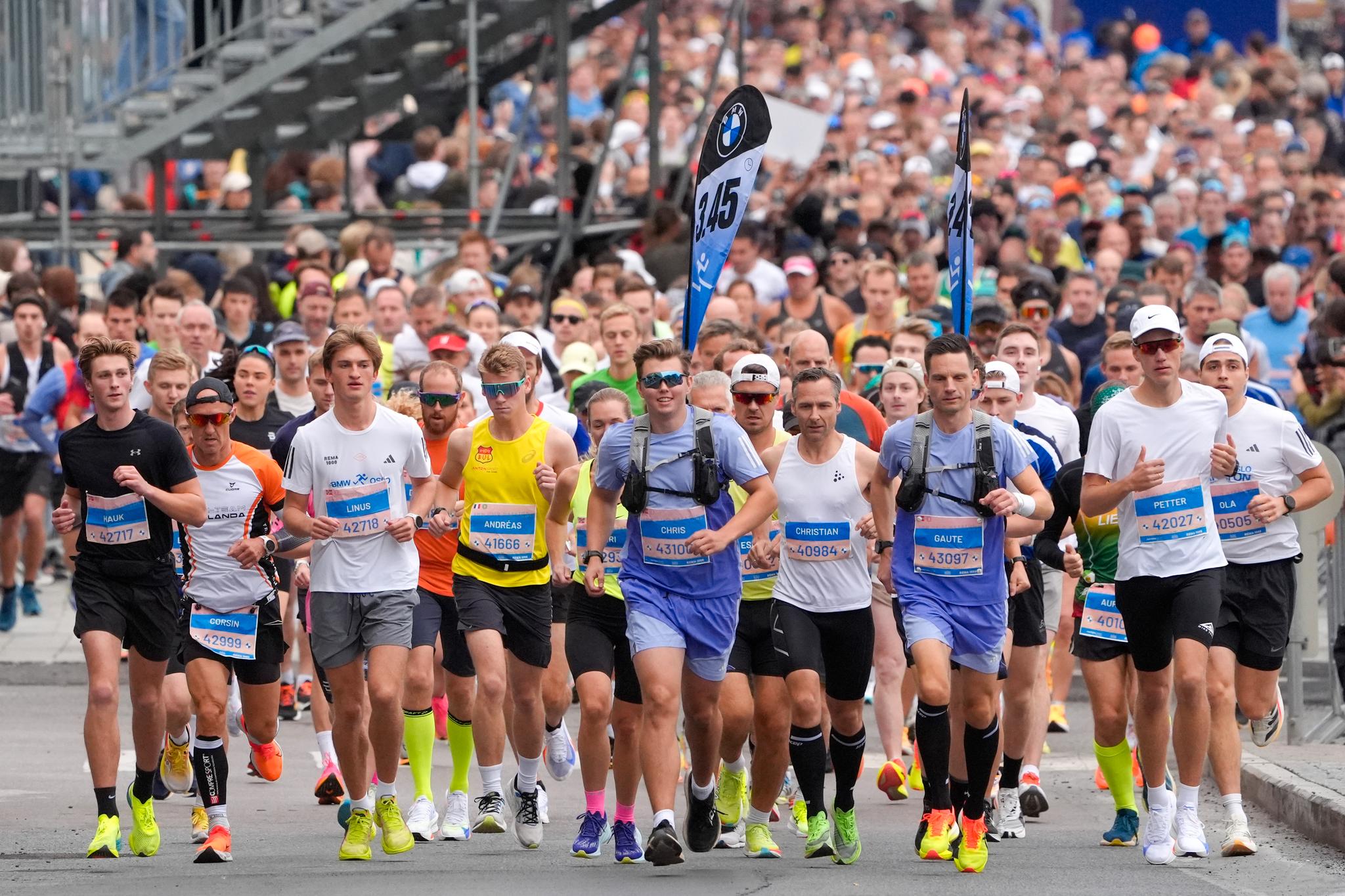 Oslo Maraton advarer bilistene før lørdagens løp med 25.000 deltakere