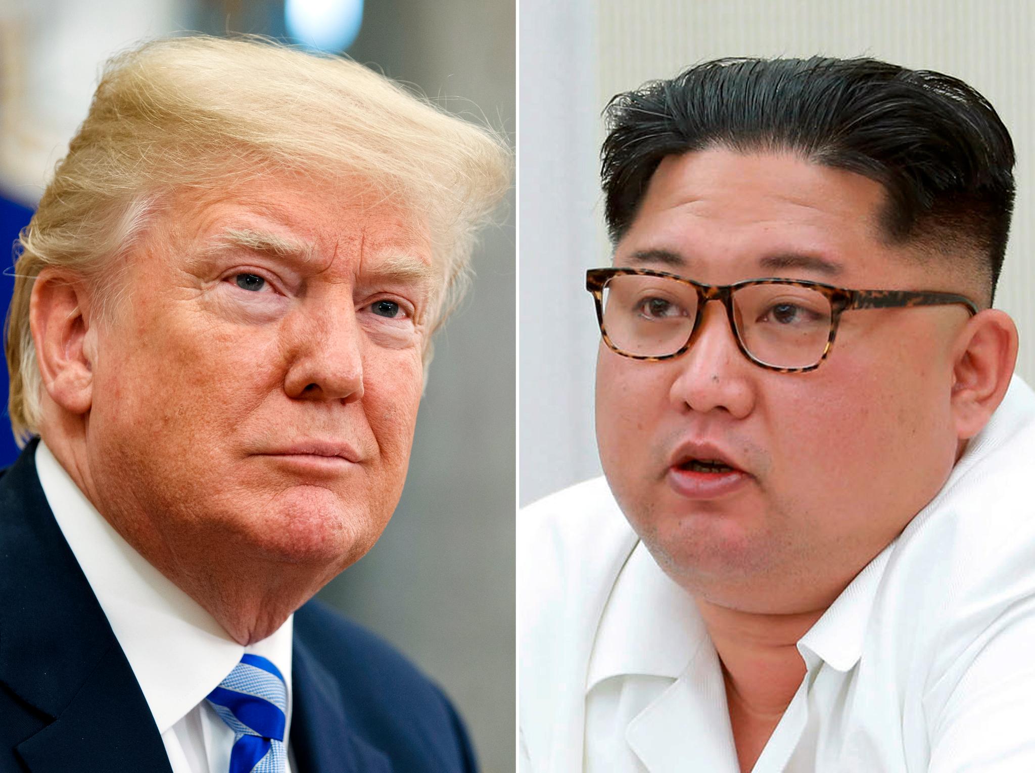Donald Trump og Kim Jong-un møtes i Singapore på tirsdag.